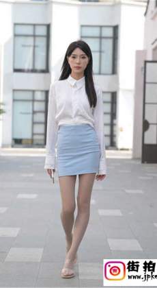 4K-[不吃鸡蛋] 蓝色制服美女 套图[17.6G]