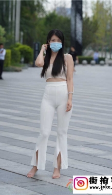 4K-【加菲mao街拍作品】白裤女子 套图+视频