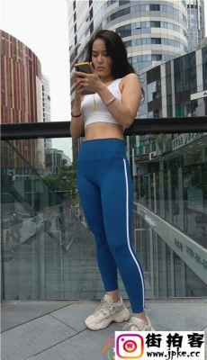 4K-【红石模拍大赛作品】混血美女之蓝色瑜伽裤[MP4/8.22G]